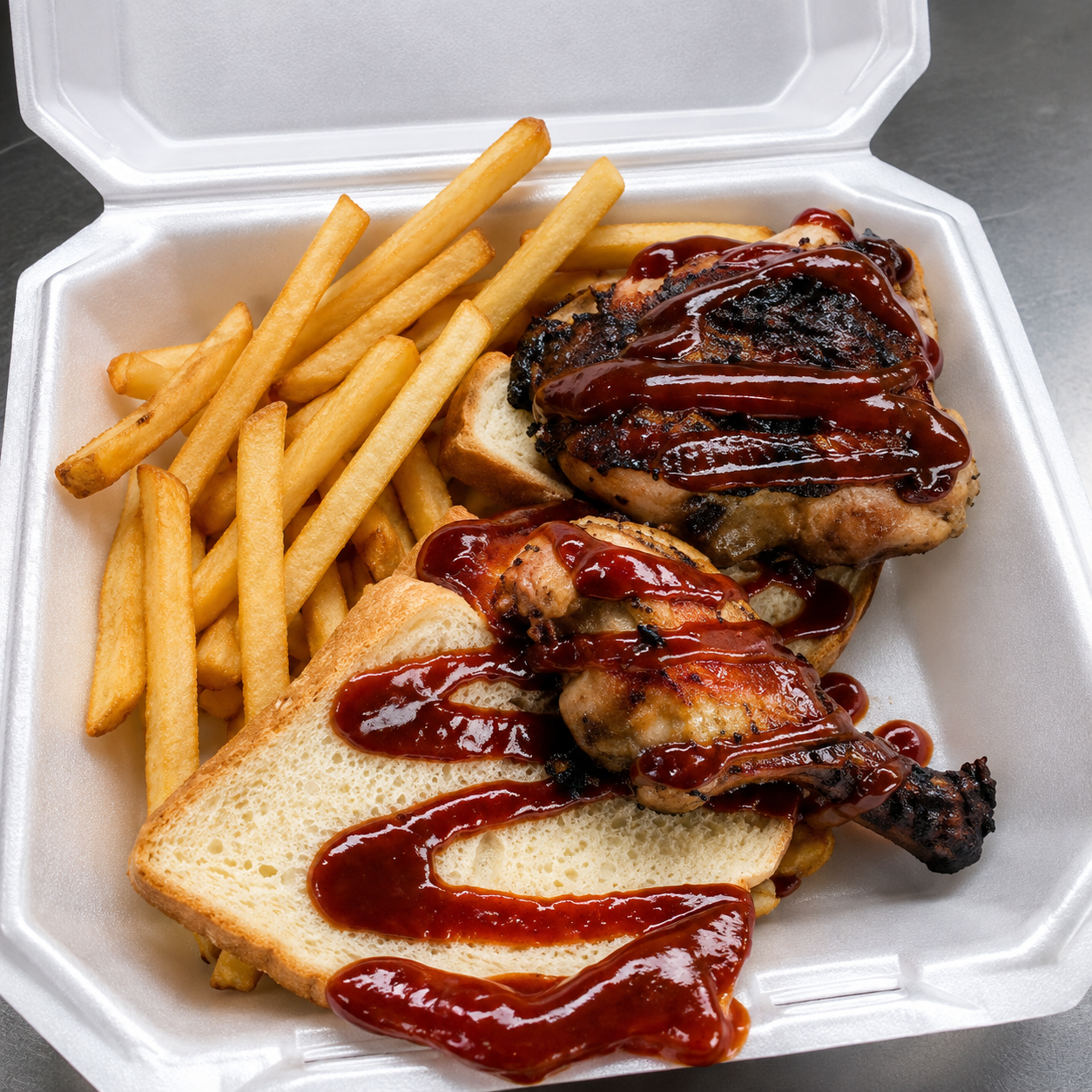 Smoked Leg Quarters — Basket
